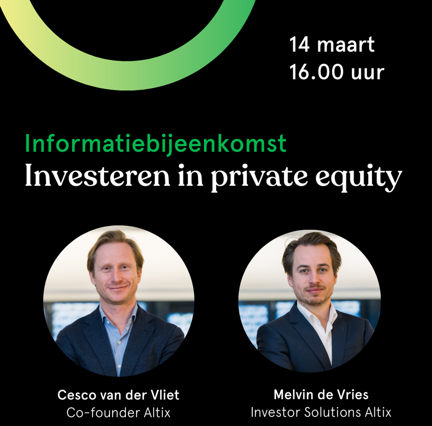 Informatiebijeenkomst - 14 maart