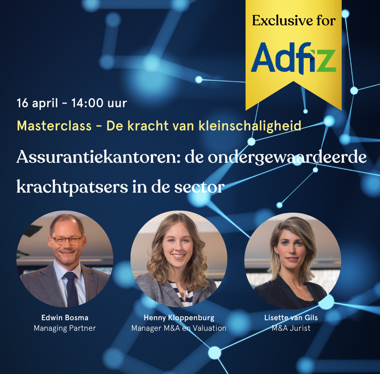 Masterclass - De kracht van kleinschaligheid